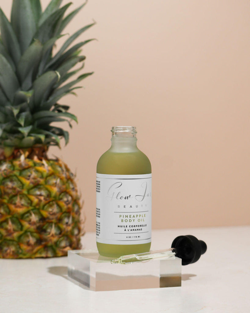 Glow Jar Beauty Pineapple Body Oil My Skin Salon